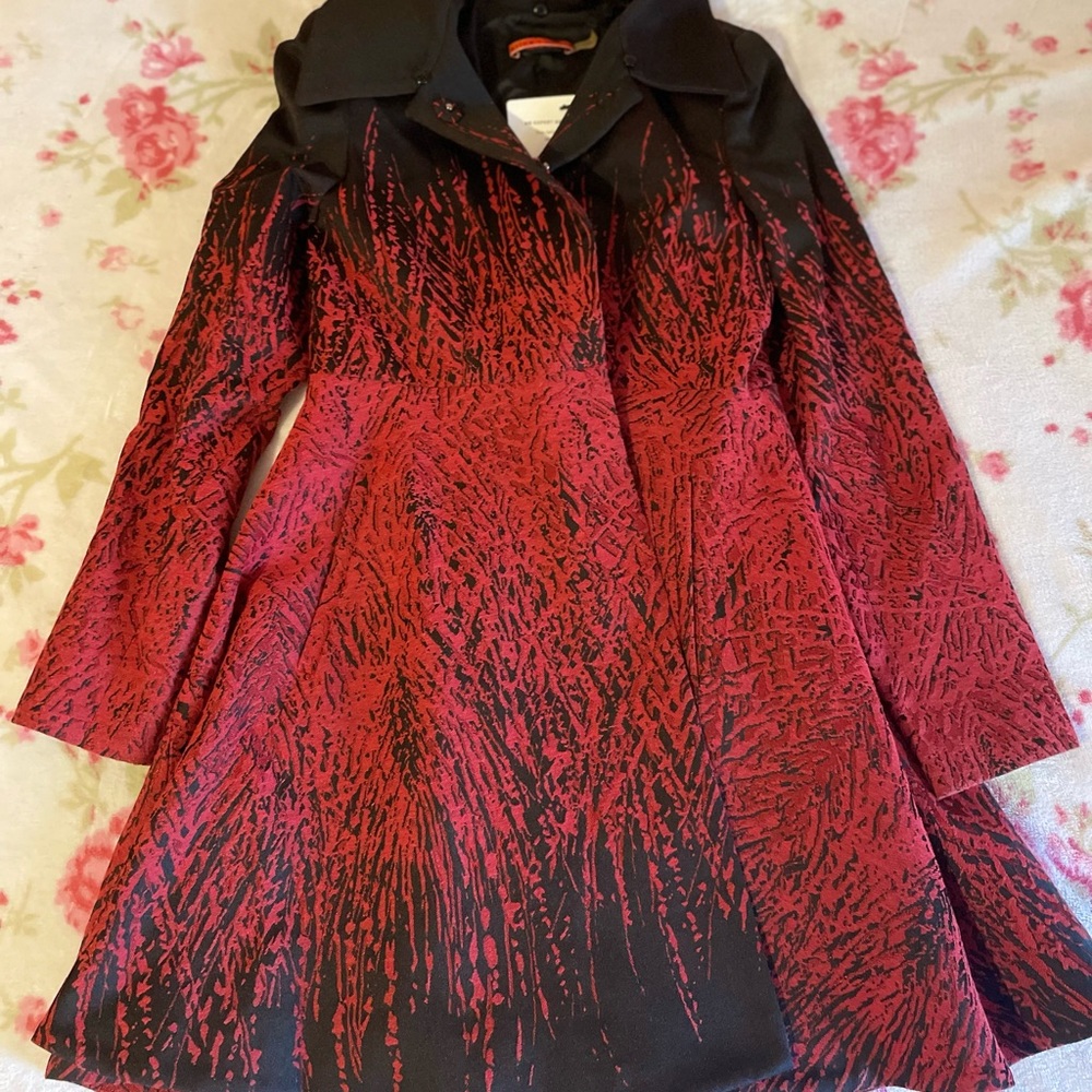 Alice+Olive Black and Red Coat